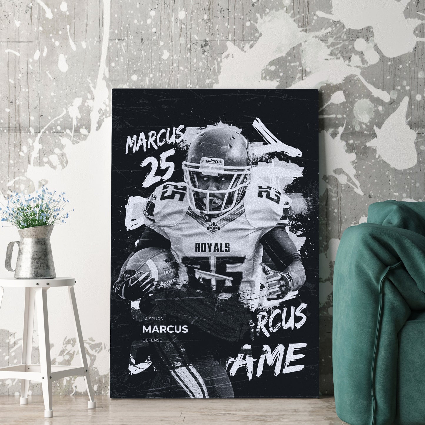 Dark Graffiti Canvas