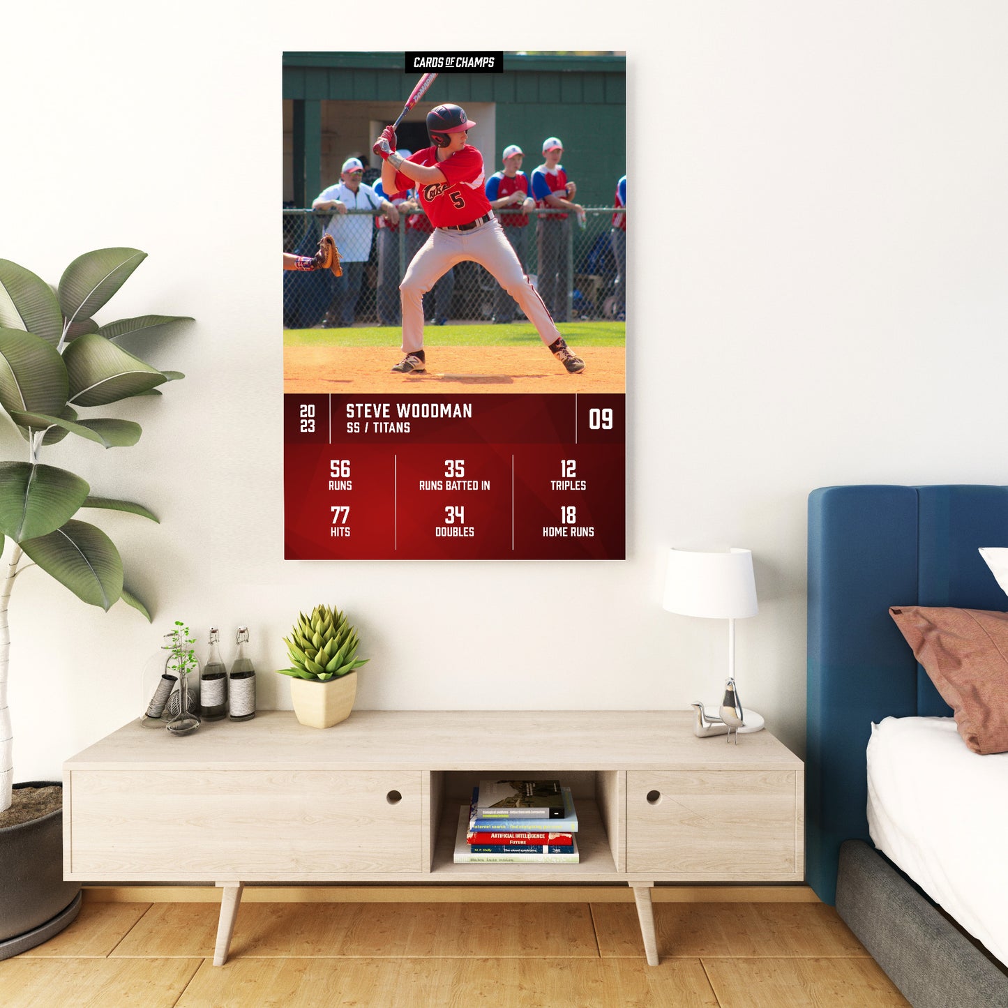 Batter Up - Wall Card