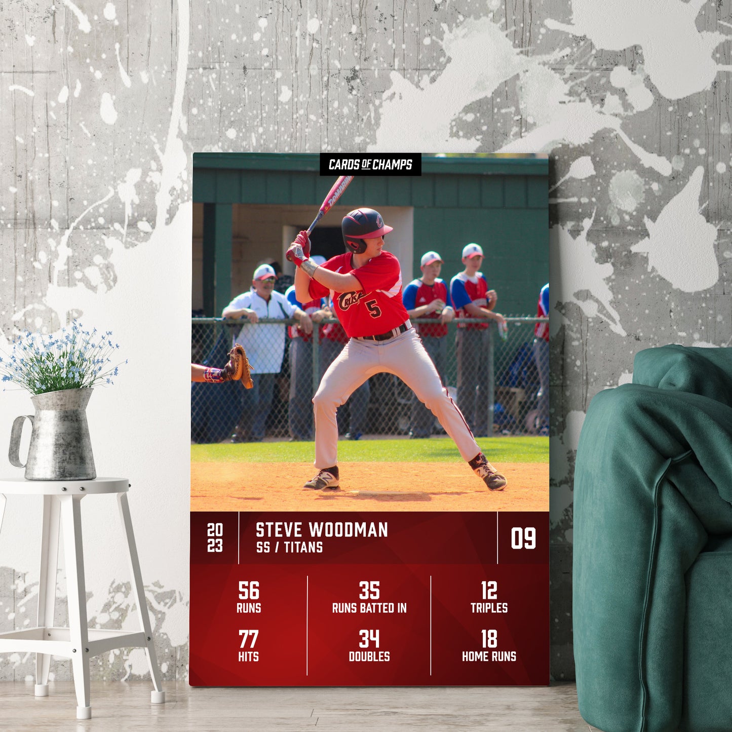 Batter Up - Wall Card