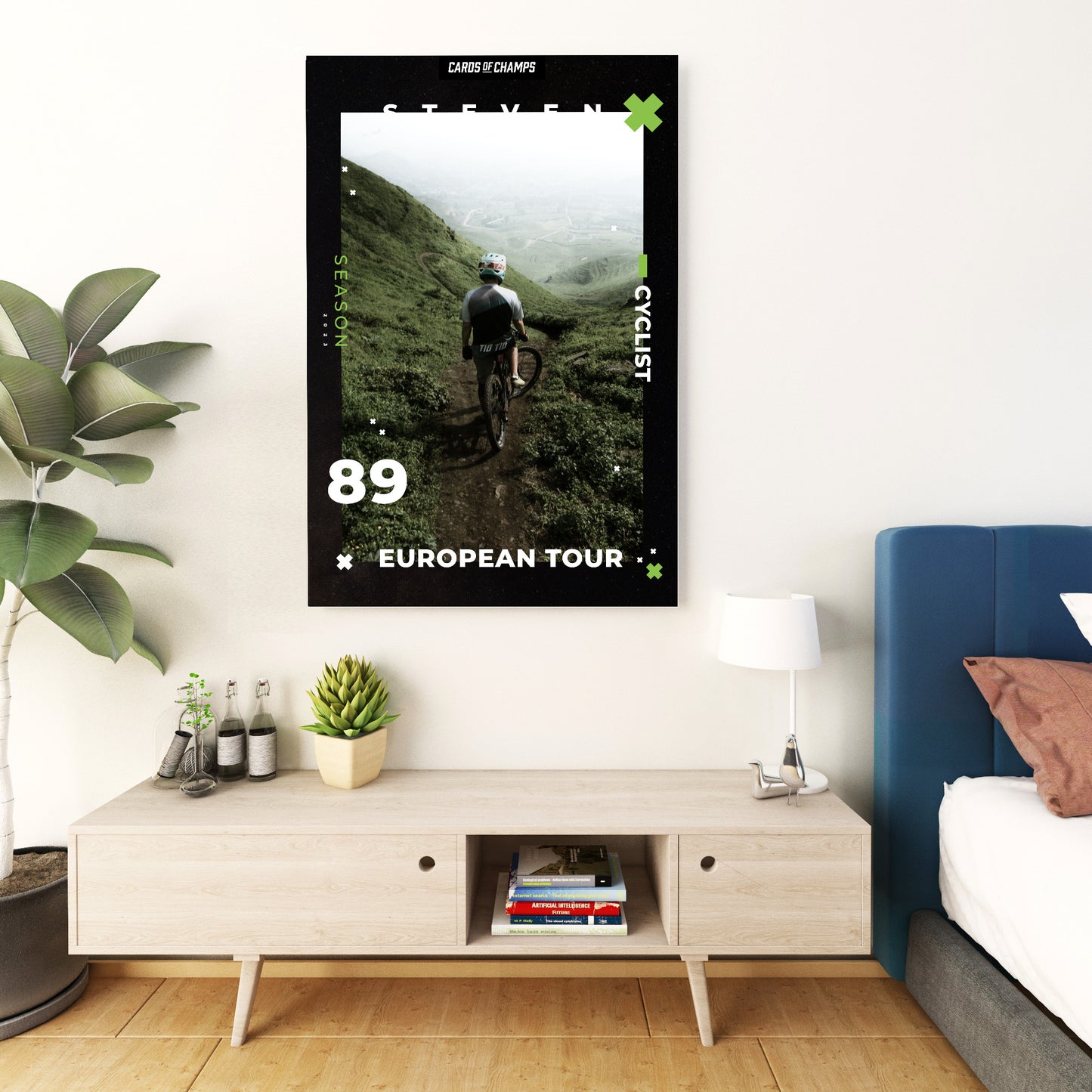 The Cyclist - Wall Card