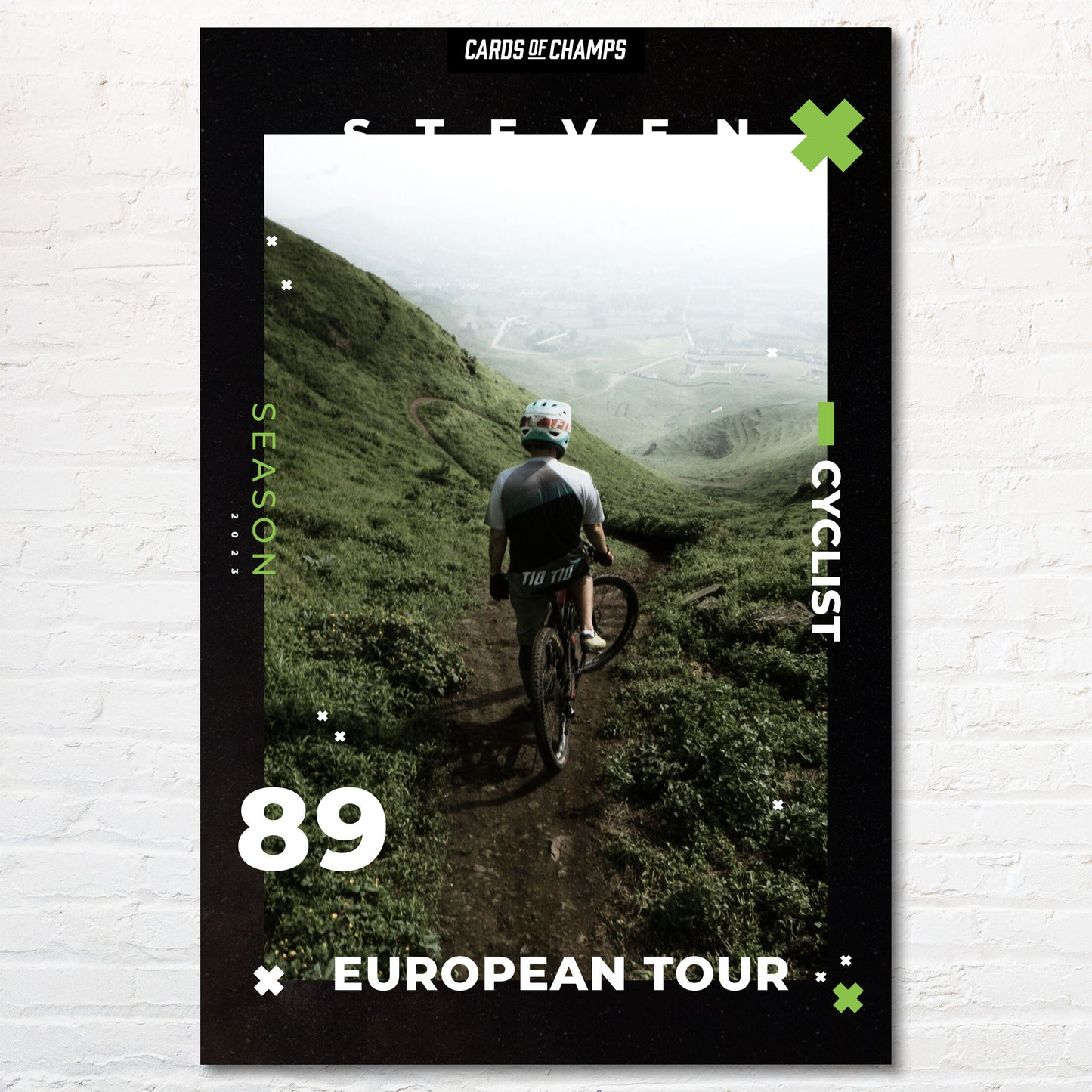 The Cyclist - Wall Card