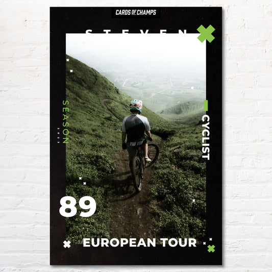 The Cyclist - Wall Card