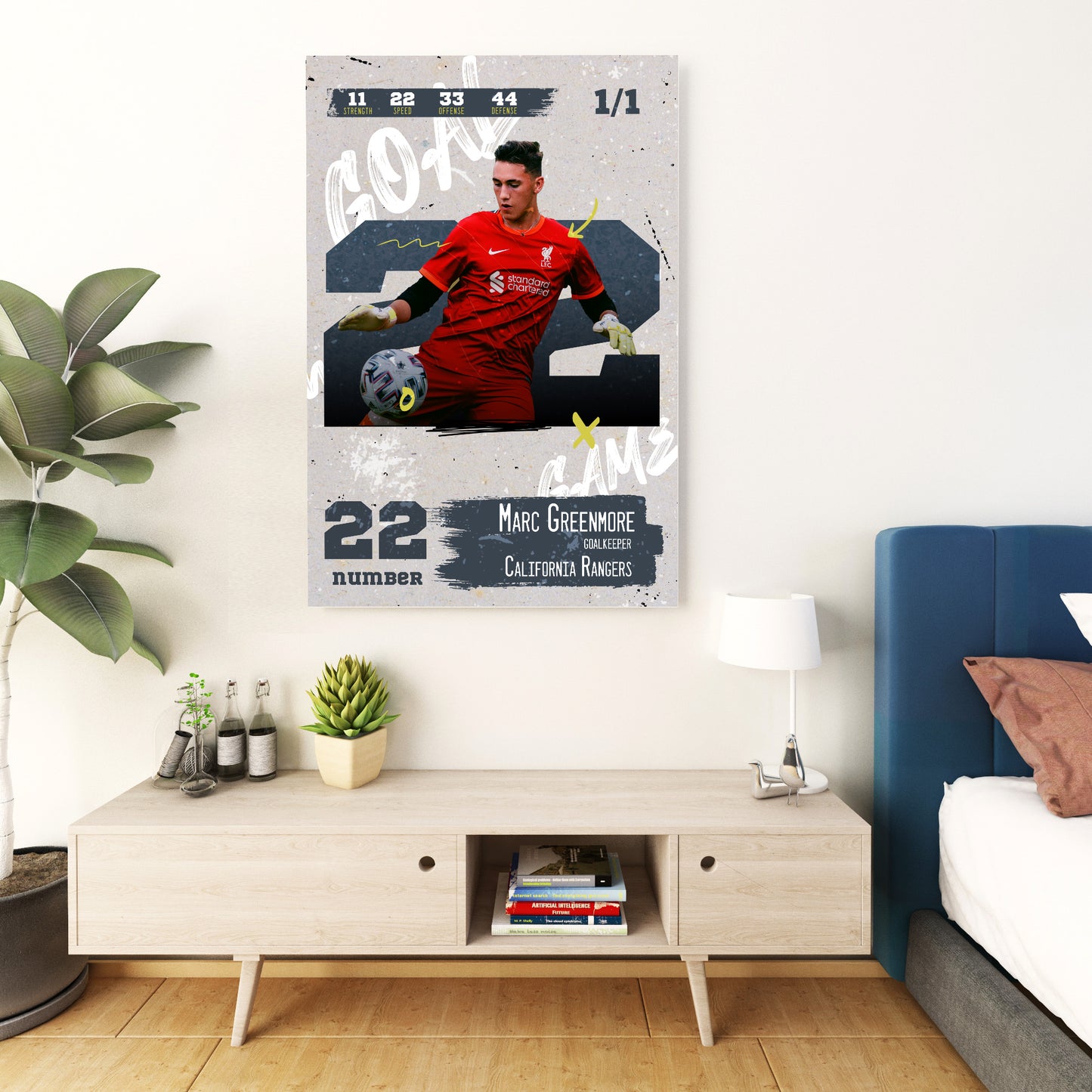 Bright Wall Sports Canvas